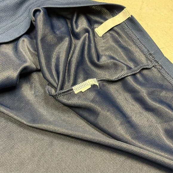 Adidas NCAA Bucknell Bison Short Sleeve Polo Shirt Stretch Blue Large - Picture 7 of 7